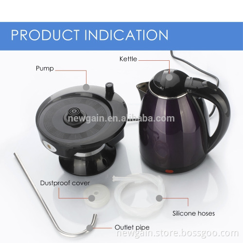 Fast electric kettle set with innovation functions. Barrel water electric kettle